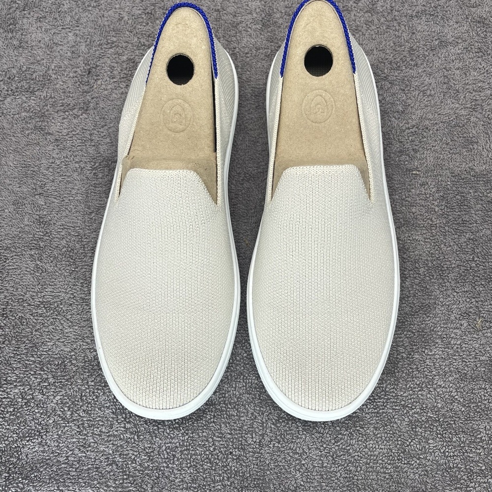 Rothy's The Sneaker Womens Size 5 Tan Knit Slip On Casual Shoes Comfort Flats